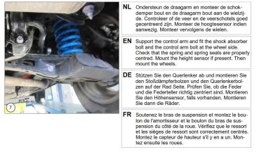 für RAV4 V A5 H5 Hybrid MAD Verstärkte Federn Höherlegungsfedern 25-30mm HA