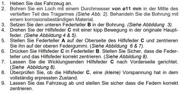 MAD Zusatzfedern für Citroen Jumpy Typ V Verstärkung Serienfeder HV-368095