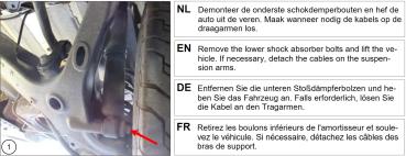 MAD Höherlegungsfedern für Zafira Life D Heavy Duty VA HA Set  bis 1500kg