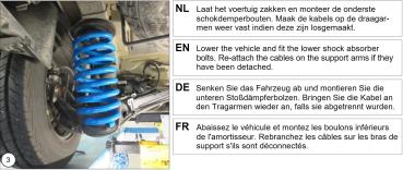 MAD Höherlegungsfedern für Peugeot Traveller Heavy Duty VA HA Set  bis 1500kg