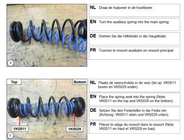 für Hyundai I20 BC3 MAD Zusatzfedern Höherlegungsfedern 25mm Verstärkung HA HV-373285