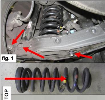 Preview: für Kia Sorento UM MAD Zusatzfedern Verstärkung der Serienfeder Höherlegung HA H