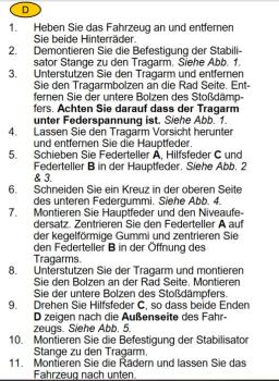 für Kia Sorento UM MAD Zusatzfedern Verstärkung der Serienfeder Höherlegung HA H