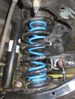 Preview: für Kia Sorento UM MAD Zusatzfedern Verstärkung der Serienfeder Höherlegung HA H