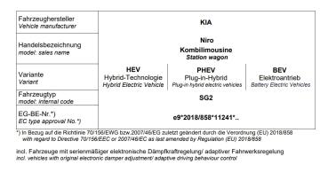 für Kona II SX2 Hybrid Elektro MAD Zusatzfedern Höherlegungsfedern 15mm HA HV-491115