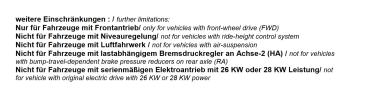 Für Hyundai I30 PD Kombi MAD Höherlegungsfedern Verstärkungsfedern HA