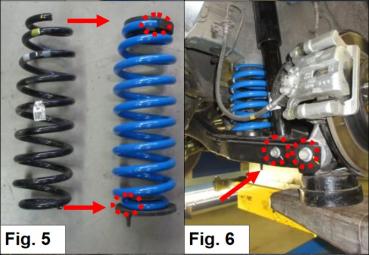 für Hyundai Kona OS Elektro MAD verstärkte Höherlegungsfedern HA ca. 15mm 493198