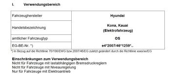 für Hyundai Kona OS Elektro MAD verstärkte Höherlegungsfedern HA ca. 15mm 493198