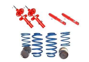 Preview: für Boxer Medium Duty Höherlegungsfahrwerk 444mm Koni Active Dämpfer mit MAD Federn