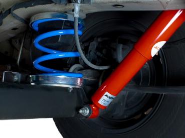 Preview: Für Ducato MAD Medium Duty Zusatzfedern 469mm Koni Active Stoßdämpfer Höherlegung HA