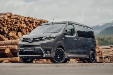 Höherlegungsfahrwerk für Snoeks Zafira Life +40mm Twin-Monotube Projekt Eibach Höherlegungsfedern Koni HA Dämpfer