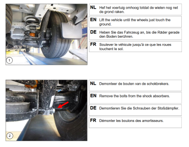 MAD verstärkte Höherlegungsfedern Medium Duty für VW T7 Transporter Caravelle