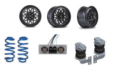 Allterrain Set Komfort für Crafter MAD Höherlegungsfedern Luftfedern Fondmetal Bluster 18 Zoll
