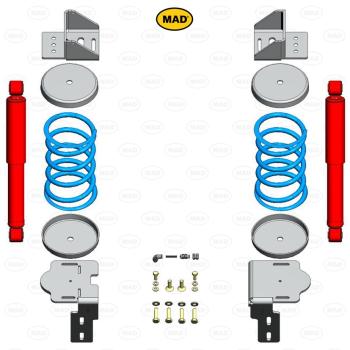 Ford Transit VII RWD Zwillingsbereifung MAD Zusatzfedern Koni Stoßdämpfer HA