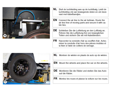 für Adria Super Sonic MAD Zusatzluftfeder HA Basis Sprinter AL-KO Hinterachse