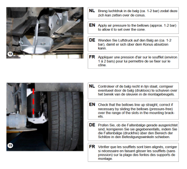 für Rapido S80 MAD Zusatzluftfeder HA Basis Sprinter AL-KO Hinterachse