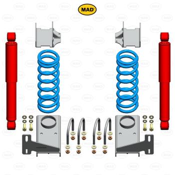 für Sprinter 907 MAD Zusatzfedern Koni Active Stoßdämpfer Hinterachse Höherlegung