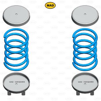 Preview: für Interstar XDD ND MAD Zusatzfedern Heavy Duty Hinterachse HV-148210 Frontantrieb