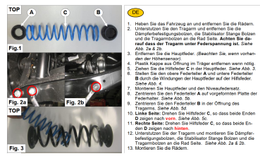 für Tiguan III CT1 MAD Höherlegungsfedern Zusatzfedern Verstärkungsfedern Hinterachse HV-199525