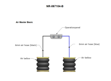 für Ford Transit V VI Pritsche MAD Zusatzluftfeder Basis HA Frontantrieb NR-067104-B