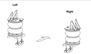 für Transit VII V363 RWD MAD Zusatzluftfeder Luftfederung Basis NR-067514-B HA