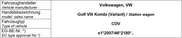 für VW Golf VIII ohne Tieferlegung MAD Zusatzluftfeder Polybalg NR-197166