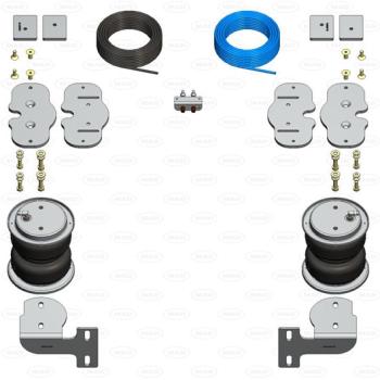 Offroad Set Basis für MAN TGE MAD Höherlegungsfedern Zusatzluftfedern + Monobloc Felgen 8.5x18