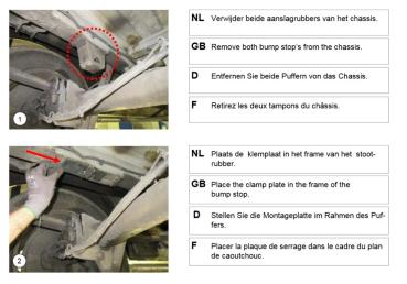 für Sprinter W907 907 MAD Zusatzluftfeder Basis Luftfederung HA NR-197534-B