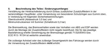 für Mercedes X-Klasse 470 MAD Zusatzluftfeder Polybalg NR-317086