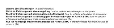 für Kia Sorento III UM MAD Zusatzluftfedern Polybalg Luftfederung Hinterachse NR-377056
