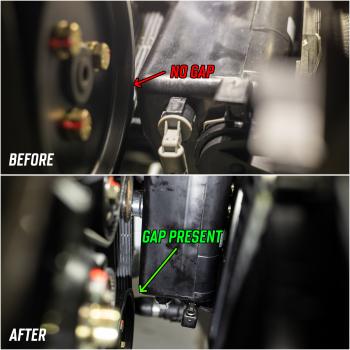 52- PU Puffer Kühlerhalterung für BMW Z3 E36 8mm Versatz nach vorne PFF5-4652