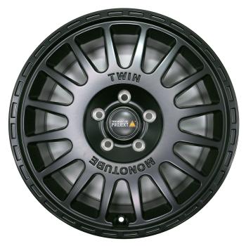 4x Allterrain Felge 8x18 AT2 für Mercedes V-Klasse Vito W447 Twin-Monotube Projekt schwarz Offroad 1250kg Traglast Heavy Duty Schwerlast