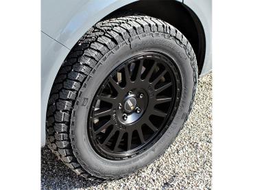 4x Allterrain Felge 8x18 AT2 für Mercedes V-Klasse Vito W447 Twin-Monotube Projekt schwarz Offroad 1250kg Traglast Heavy Duty Schwerlast