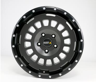 Twin Monotube AT1 Felge für Touran 5T 8x17 17 Zoll stone Anfahrschutzring schwarz