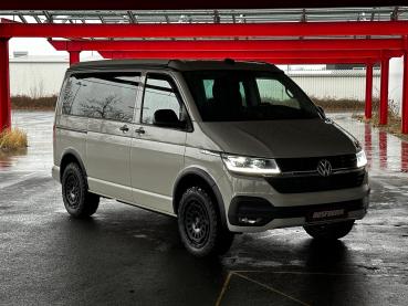1x Allterrain Felge 8x17 AT1 monobloc für VW T5 T6 T6.1 Twin-Monotube Projekt schwarz Offroad ohne Anfahrschutzring 17 Zoll