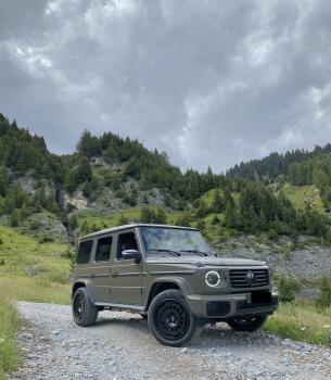1x Felge night 9x20 mit Anfahrschutzring für Mercedes G-Klasse W463 W463A Twin Monotube AT1