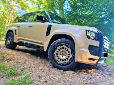 Twin Monotube AT1 Felge für Defender LE 20 Zoll 9x20 terra mit Anfahrschutzring Land Rover