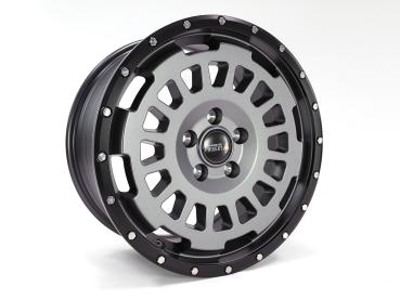 Loder 255/55 R18 Twin Monotube AT1 Felge in stone für Jumper 5x130 Komplettrad