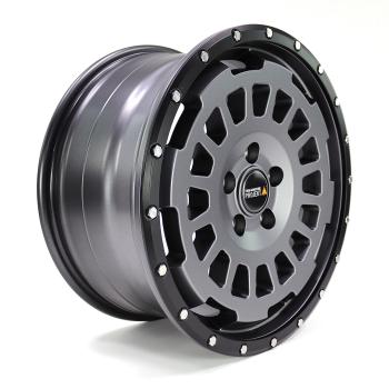 Loder 255/55 R18 Twin Monotube AT1 Felge in stone für Jumper 5x130 Komplettrad
