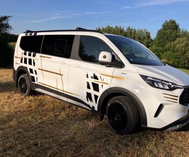 Twin Monotube AT1 Monobloc Felge für Transit Custom V710 8,5x18 18 Zoll schwarz