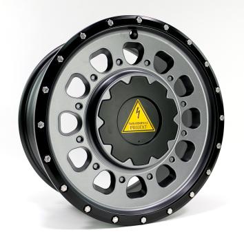 Preview: Twin Monotube AT3 Felgen Full Cover Cap für T7 Multivan California mit Anfahrschutzring