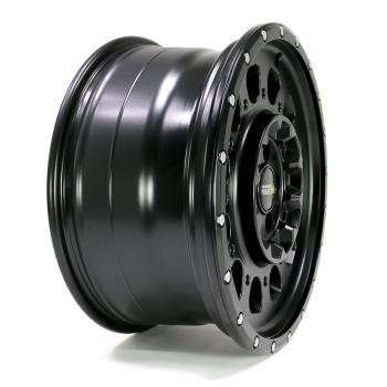 Twin Monotube AT3 Felge für Crafter SY 8,5x18 18 Zoll schwarz mit Anfahrschutzring