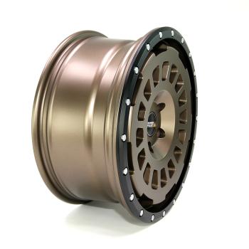 Twin Monotube AT1 Felgen Satz in terra für T7 Multivan California mit Anfahrschutz