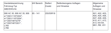 Loder AT1 TMP Monobloc Komplettrad für Crafter 2E 2F mit 255/55 18 Zoll Twin Monotube