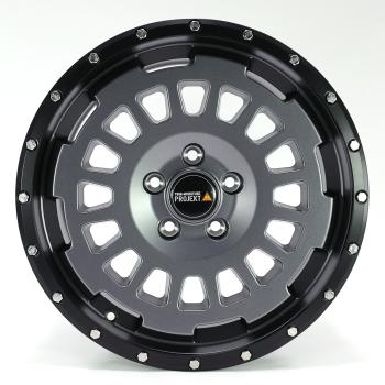 Loder 255/55 R18 Twin Monotube AT1 Felge in stone für Ducato 5x118 Komplettrad