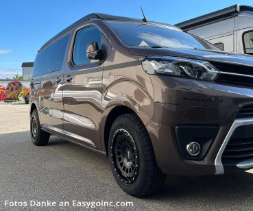 Twin-Monotube Allterrain Felgen Satz 8x17 Opel Zafira Life Anfahrschutzring