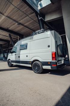 für Crafter RWD Twin Monotube Höherlegungsfahrwerk Koni Dämpfer Eibach Höherlegungsfedern