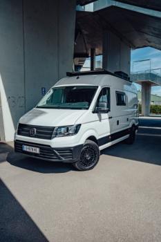 für MAN TGE 4x4 Allrad Twin Monotube Höherlegungsfahrwerk Koni Dämpfer Eibach Höherlegungsfedern