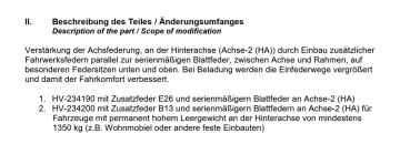 für SsangYong Grand Musso MAD Zusatzfedern Höherlegungsfedern Verstärkung HA HV-234190