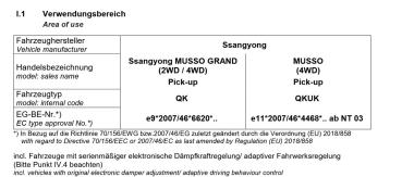 Preview: für SsangYong Grand Musso MAD Zusatzfedern Höherlegungsfedern Verstärkung HA HV-234190